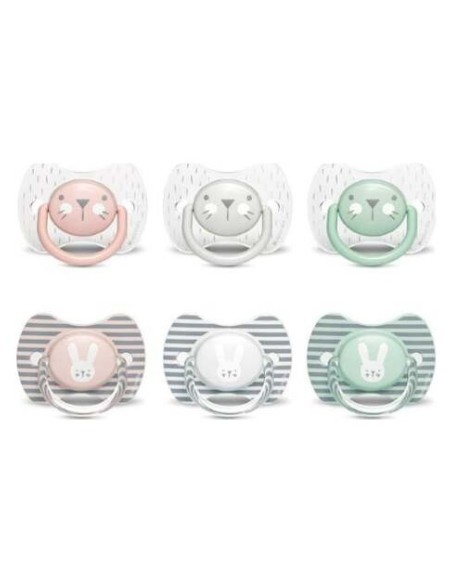 Suavinex Couture Chupete Fisiológico De Silicona 4-18 Meses, 1 Ud