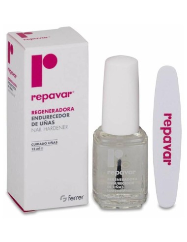 Repavar Regeneradora Endurecedor De Uñas, 15 Ml