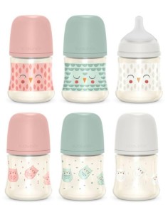 Suavinex® Biberón Premium Silicona 3 Posiciones 150Ml 1Ud