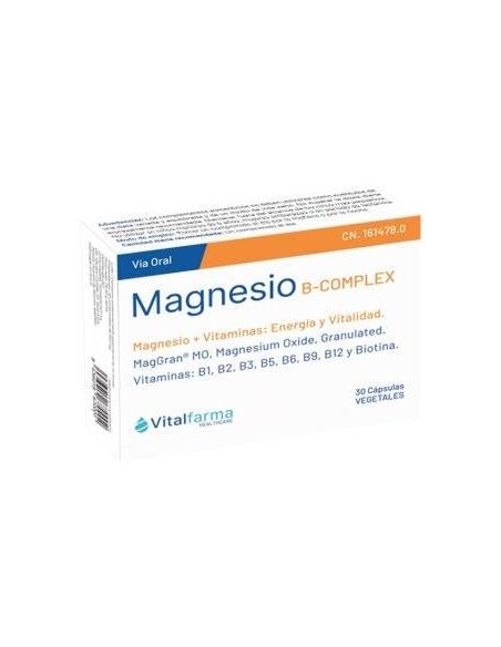 Vitalfarma Magnesio B-Complex, 30 Cápsulas