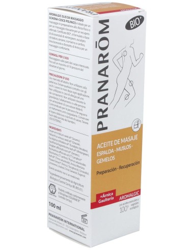 Pranarom Aceite De Masaje Aromalgic Espalda-Muslos-Gemelos, 100 Ml