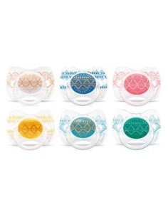 Suavinex Couture Chupete Fisiológico De Silicona +18 Meses, 1 Ud