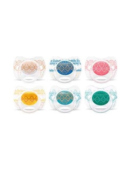 Suavinex Couture Chupete Fisiológico De Silicona +18 Meses, 1 Ud
