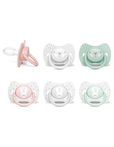Suavinex Couture Chupete Fisiológico De Silicona +18 Meses, 1 Ud