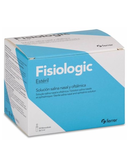 Fisiologic Solución Salina Nasal Y Oftalmica 5 Ml, 30 Uds