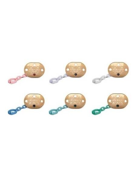 Broche Sujeta Chupe Pinza Redon Prem C/Cadena +0M