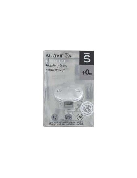 Broche Sujeta Chupe Pinza Redon Prem C/Cadena +0M