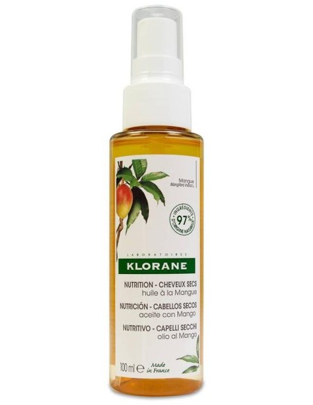 Klorane Huile Capillaire Mangue 100Ml