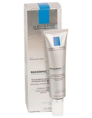 La Roche-Posay Redermic C Tratamiento De Relleno Antiedad Piel Sensible, 40 Ml
