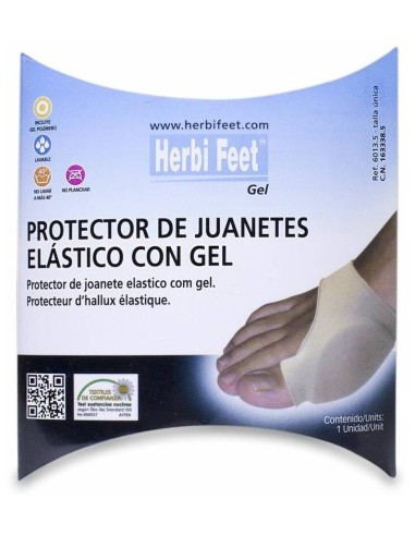 Herbifeet Protector De Juanetes Elástico Con Gel Talla U, 1 Ud