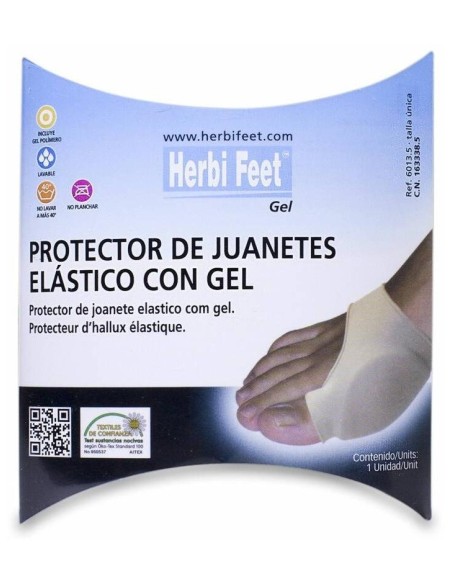 Herbifeet Protector De Juanetes Elástico Con Gel Talla U, 1 Ud