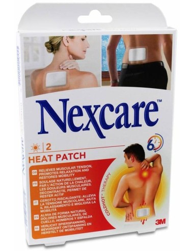 Nexcare Parche Térmico 9,5 X 13 Cm, 2 Uds