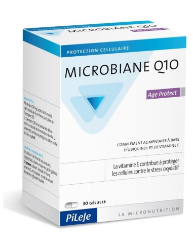 Pileje Microbiane Q10 Age Protect, 30 Cápsulas