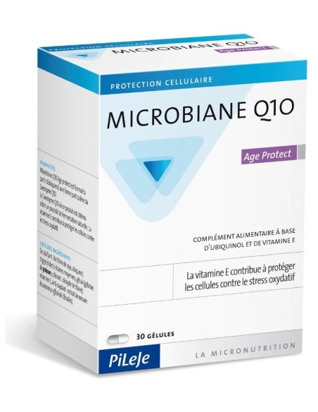 Pileje Microbiane Q10 Age Protect, 30 Cápsulas