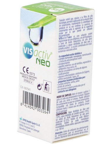 Vis Activ Neo Gotas Esteriles Gotas Oculares Humectantes 10 Ml