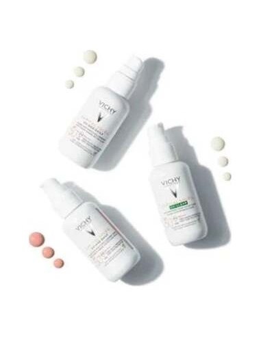 Vichy Capital Soleil Uv Clear Fluido Fotoprotector Diario Anti-Imperfecciones Spf50+, 40 Ml
