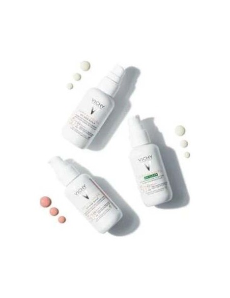 Vichy Capital Soleil Uv Clear Fluido Fotoprotector Diario Anti-Imperfecciones Spf50+, 40 Ml