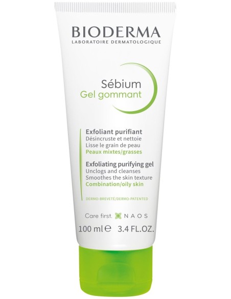 Bioderma Sebium Gel Exfoliante Piel Grasa Y Mixta, 100 Ml