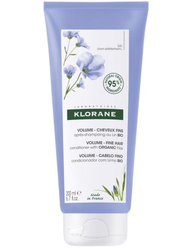 Klorane Bálsamo Para Después Del Champú A Las Fibras De Lino, 200 Ml