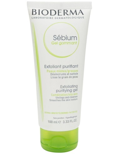 Bioderma Sebium Gel Exfoliante Piel Grasa Y Mixta, 100 Ml