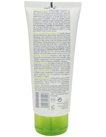 Bioderma Sebium Gel Exfoliante Piel Grasa Y Mixta, 100 Ml