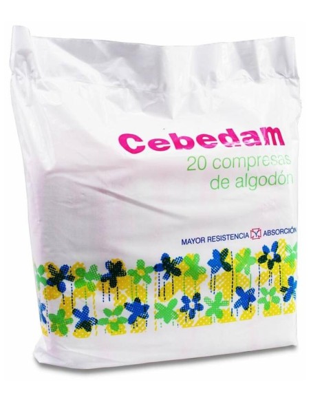 Cebedam Compresas Higienicas Algodon 20Un