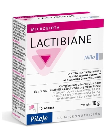 Lactibiane Enfant Pileje 2.5 G 10 Sobres