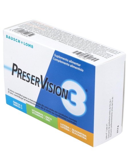 Preservisión 3, 60 Cápsulas