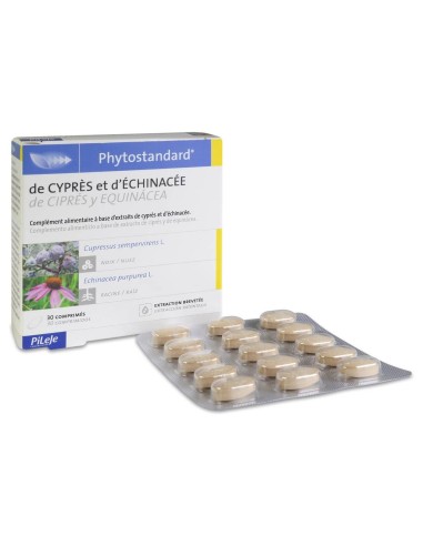 Pileje Phytostandard Cipres Y Equinácea, 30 Comprimidos
