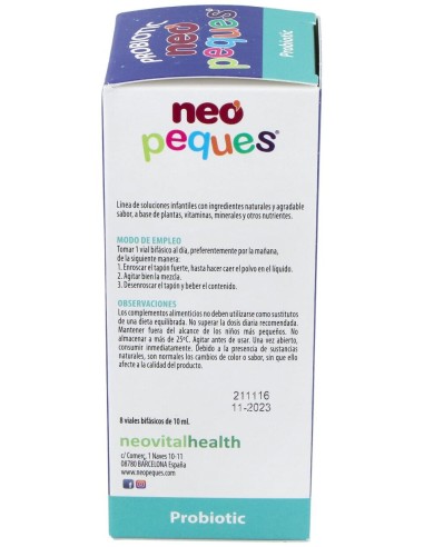 Neo Peques Probioticos 8 Viales Bifasicos