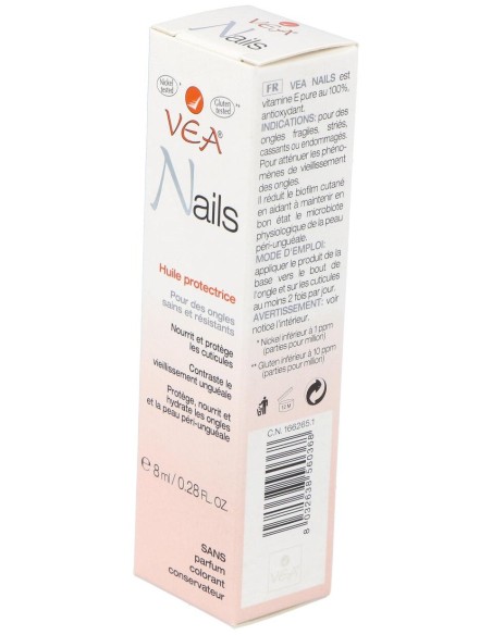 Vea Nails Aceite Protector Para Uñas, 8 Ml