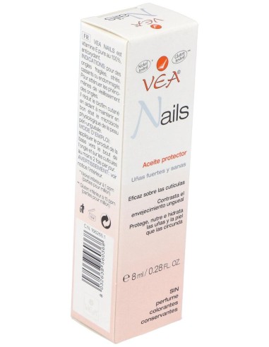 Vea Nails Aceite Protector Para Uñas, 8 Ml