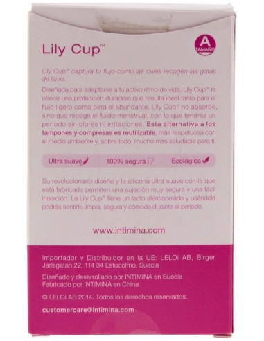 Intimina Lily Cup Talla A, 1 Ud