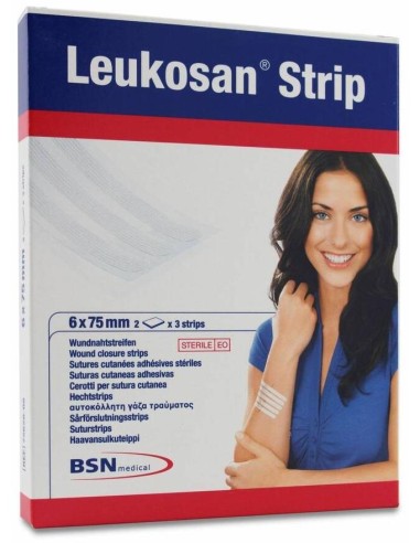 Leukosan Strip 6 X 75Mm, 6 Uds