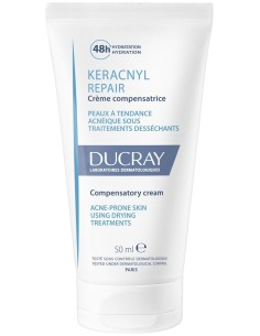 Ducray Keracnyl Repair Crema Pieles Bajo Tratamientos Desecantes, 50 Ml