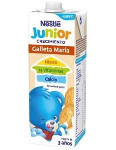 Nestlé Junior Crecimiento Galleta María, 1 L