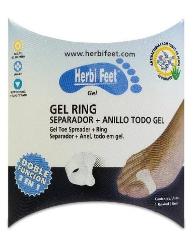 Herbi Feet Gel Ring Separador + Anillo Todo Gel, 1 Unidad´