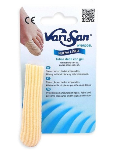 Varisan Tubo Elástico Dedil Con Gel Talla Grande, 1 Ud