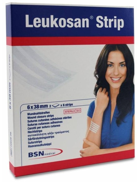 Leukoplast Leukosan Strip 38X6Mm 5 Tiras