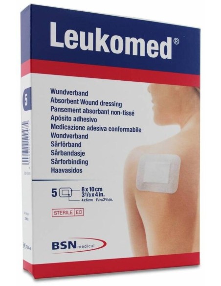 Leukomed Apósito Postoperatorio 8Cm X 10Cm, 5 Uds