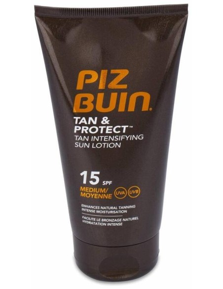 Piz Buin Tan Y Protect Loción Solar Intensificadora Del Bronceado Spf15, 150 Ml