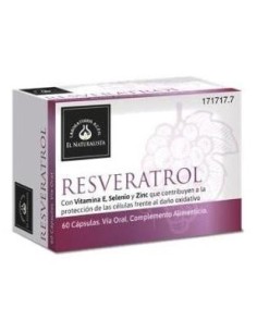 El Naturalista Resveratrol, 60 Cápsulas