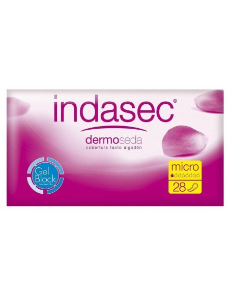 Indasec Dermoseda Micro Absorbente De Incontinencia Ligera, 28 Uds
