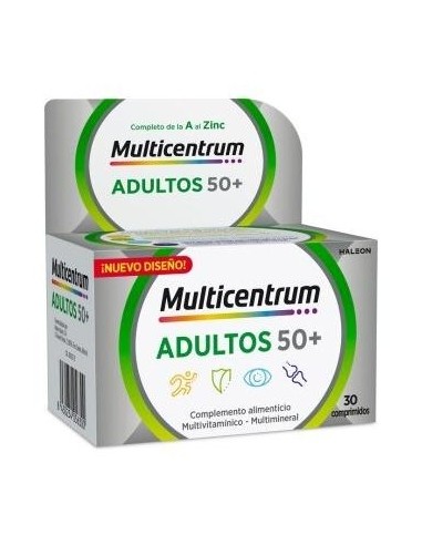Multicentrum Select 50+, 30 Comprimidos