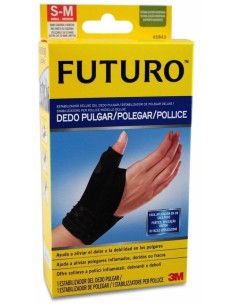 Futuro Estabilizador Dedo Pulgar Negro Talla S/M, 1 Ud