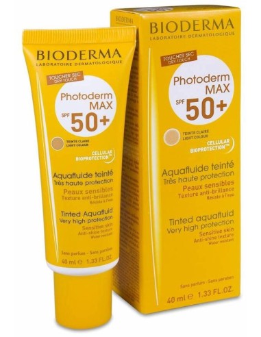 Bioderma Photoderm Max Aquafluide Spf 50+ Claro, 40 Ml
