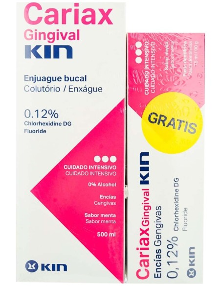 Pack Cariax Gingival Colutorio + Pasta Dentífrica De Regalo, 1 Ud