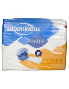 Sabanindas Extra 60X75, 20 Uds