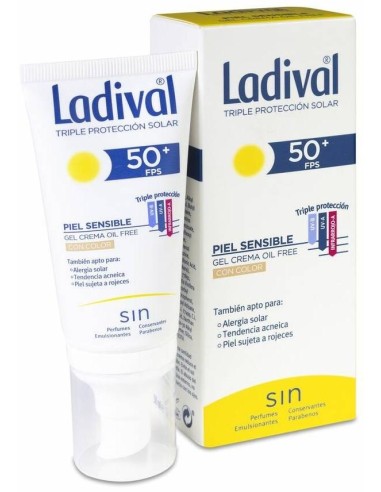 Ladival® Piel Sensibles O Alérgicas Spf50+ Gel Crema Con Color 50Ml