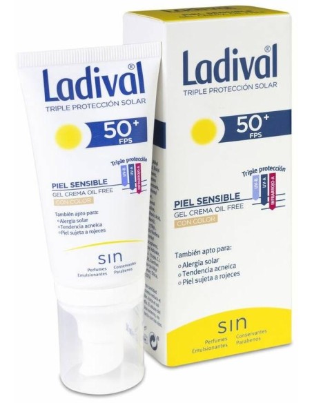 Ladival® Piel Sensibles O Alérgicas Spf50+ Gel Crema Con Color 50Ml